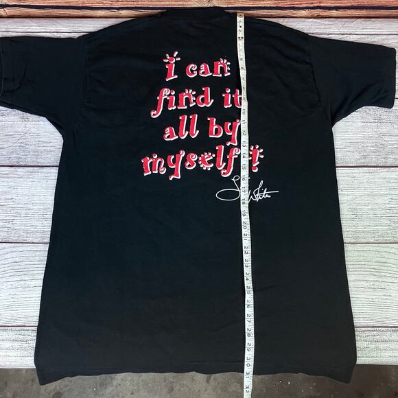 Vintage 1990s Lari White Lead Me Not Into Temptation T-shirt - Picture 7 of 9